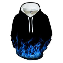 Load image into Gallery viewer, 2019 New Colorful Flame Hoodies 3D Sweatshirts Men Women Hooded Loose Velvet Autumn Winter Coat Streetwear Jackets Hoodies