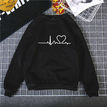 Load image into Gallery viewer, Heart Hoodies Sweatshirts 2019 Women Casual Kawaii Harajuku New Sweat Punk for Girls Clothing European Top Korean sudadera mujer